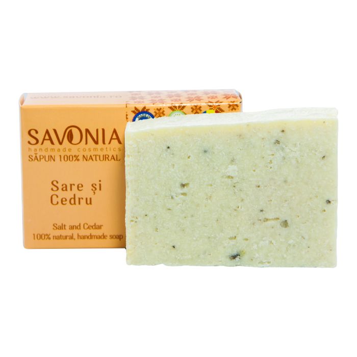 Sapun Natural Sare si Cedru Savonia