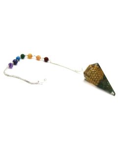 Pendul Orgonit Chakra cu Floarea Vieții – armonie și energie universală