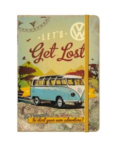 Notebook VW Bulli - "Let’s Get Lost"