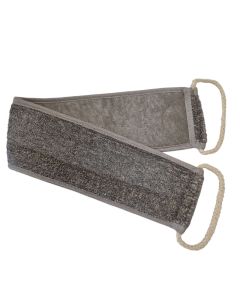 Banda din In si Bambus cu Carbune pentru spalarea spatelui, 57x10 cm