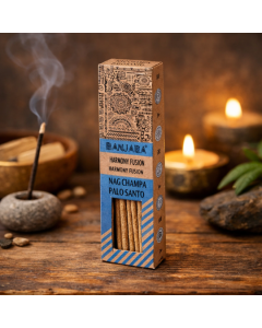 Betisoare Parfumate Banjara Palo Santo – Nag Champa | Gama Harmony Fusion