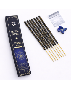 Betisoare Parfumate cu Cristal de Lapis Lazuli si Mosc | Ritual de Claritate si Comunicare