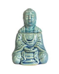 Vas Aromaterapie Meditating Buddha, albastru
