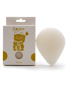 Burete Japonez Konjac Lacrimă - Natural - Ideal pentru Piele Sensibilă