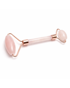 Rola Faciala din Cuart Roz – Dubla, Fata si Ochi, 14.5 x 6 cm