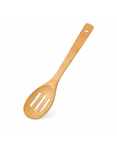 Lingura cu fante din bambus natural, 30 cm