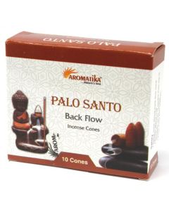 Conuri Parfumate Aromatice „Fum Curgător” - Palo Santo, 10 bucati
