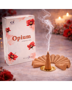 Conuri Parfumate Opium – Set 15 Conuri cu Suport