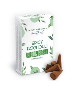 Conuri Parfumate Premium cu Plante - Patchouli Picant, 15 buc
