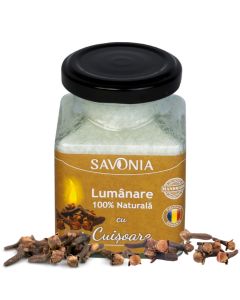 Cuisoare - Lumanare 100% Naturala 200 g, Savonia