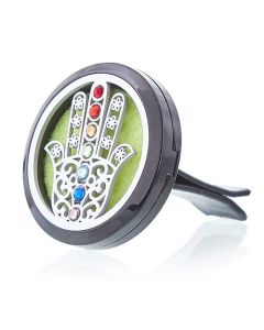 Difuzor Aromaterapie Auto, Hamsa Chakra, 30 mm, Ancient Wisdom 