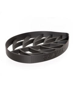 Sapuniera Savonia Realizata la Imprimanta 3D - Frunza Neagra, 13 x 9 cm
