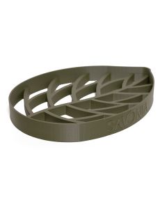Sapuniera Savonia Realizata la Imprimanta 3D - Frunza Verde, 13 x 9 cm