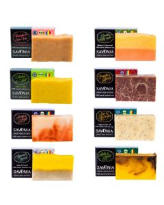 Set 8 sapunuri 100% naturale, Gama Boema, 90g