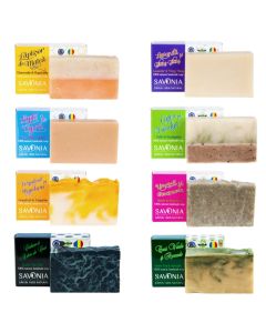 Set 8 sapunuri 100% naturale, Gama de Poveste, 90g