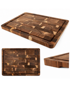 Tocator si Platou de Servire din Lemn de Acacia 43 x 33 x 3 cm