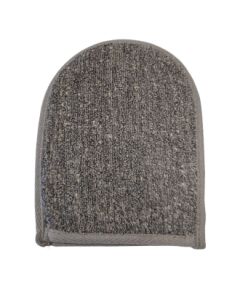Manusa din In si Bambus cu Carbune pentru spalarea corpului, 19x15 cm