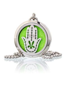 Colier aromaterapie Hand of Fatima, 30mm - Ancient Wisdom