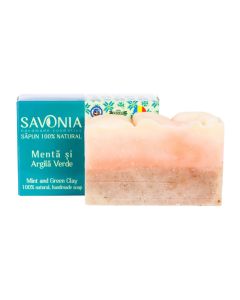 Menta si Argila Verde - Sapun natural Savonia