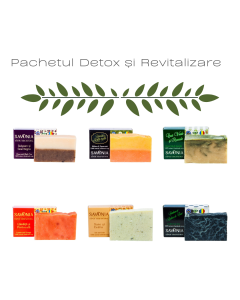 Pachet 6 Sapunuri Naturale Savonia - Detox și Revitalizare
