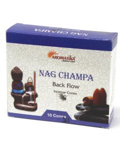 Conuri Parfumate Aromatice „Fum Curgător” - Nag Champa, 10 bucati