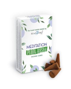 Conuri Parfumate Premium cu Plante de Meditație, 15 buc