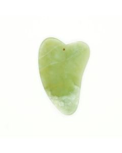 Piatra Gua Sha din Jad pentru masaj - 7cm