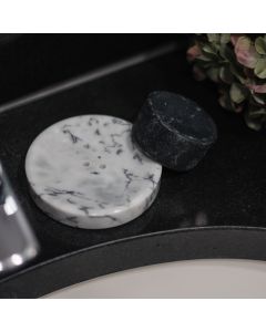 Săpunieră Premium din Marmură Naturală, Light Grey