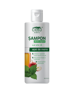 Sampon 99.5% Vegetal cu Urzica si Otet de Mere 200ml CETA SIBIU