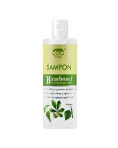 Sampon cu Bicarbonat, Urzica, Mesteacan si Castane Flacon 200ml CETA SIBIU