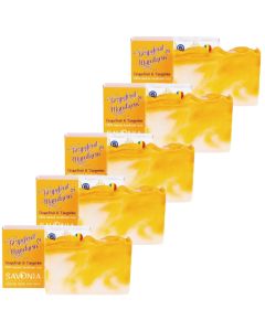 Set 5 buc - Sapun Natural Grapefruit si Mandarin, Savonia