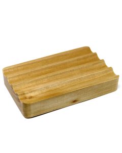 Sapuniera cu Zimti rari, din lemn de Hemu, 10 x 6.5 cm
