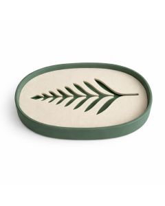 Sapuniera Savonia Feriga Realizata la Imprimanta 3D – Verde Mat, 12.5 × 8.5 × 2 cm