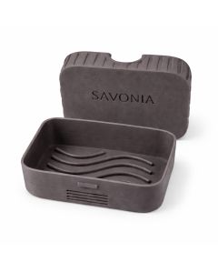 Sapuniera Savonia pentru Voiaj Realizata la Imprimanta 3D – Escapada, Maro Mat, 11.5 × 8 × 4 cm