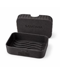 Sapuniera Savonia pentru Voiaj Realizata la Imprimanta 3D – Escapada, Negru Mat, 11.5 × 8 × 4 cm