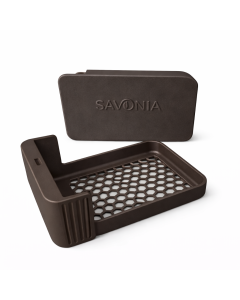Sapuniera Savonia pentru Voiaj Realizata la Imprimanta 3D – Nomad, Maro Mat, 10.5 × 6.5 × 4 cm