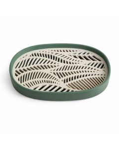Sapuniera Savonia Savana Realizata la Imprimanta 3D – Verde Mat, 12.5 × 8.5 × 2 cm