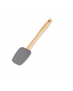 Spatula din silicon cu maner din bambus, 29.5 cm