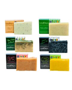 6 Sapunuri Naturale Cochete Savonia, 90 g