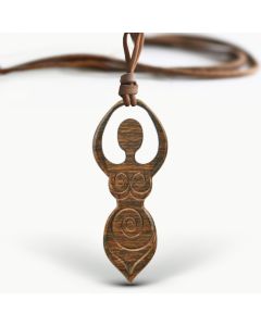 Amuleta din Lemn - The Spiral of the Goddess, Maro, Red Owl