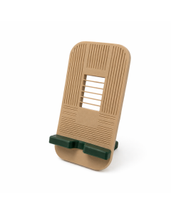 Suport de Telefon Savonia – Model Ritmic, imprimat 3D, Bej, 15 × 8 × 7 cm