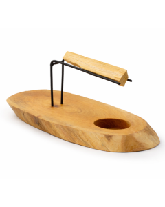 Suport Palo Santo cu baza din lemn natural