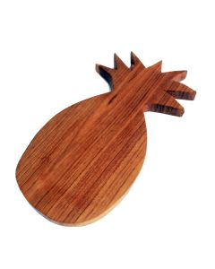 Tocator din Lemn de Tec, forma Ananas, 30 x 14 cm