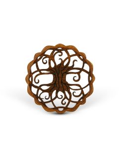 Amuleta din Lemn - The Tree of Life, Maro, Red Owl