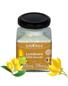 Ylang Ylang - Lumanare 100% Naturala 200 g, Savonia