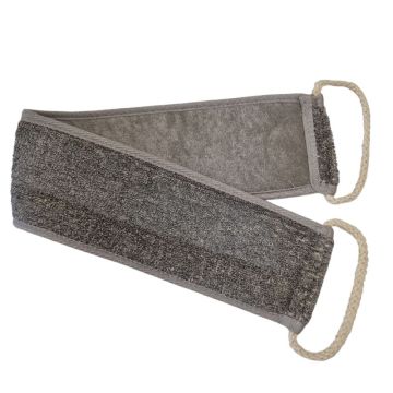Banda din In si Bambus cu Carbune pentru spalarea spatelui, 57x10 cm