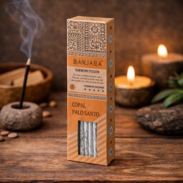 Betisoare Parfumate Banjara Palo Santo – Copal | Gama Harmony Fusion