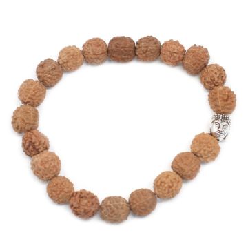 Bratara Rudraksha Buddha Mala, Natural