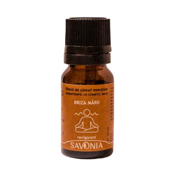 Briza Marii - Blend Uleiuri Esentiale Naturale - Savonia, Revigorant, 10 ml