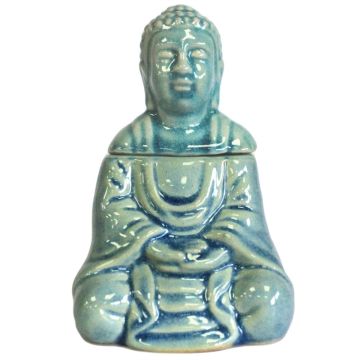 Vas Aromaterapie Meditating Buddha, albastru